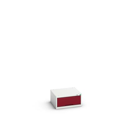 16925000.24 Bott 1 Cabinet, Steel, 250mm x 525mm x 550mm, Light Grey, Red
