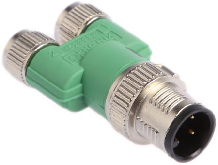 1523984 Phoenix Contact 4 Pole M12 Plug to 6 Pole M8 Socket Adapter