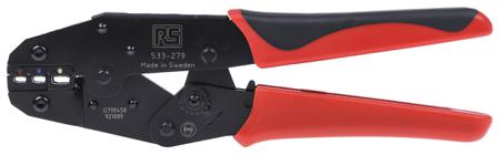 533-279 RS Pro , Ratchet Crimping Tool for Terminal, 0.5 → 6.0 mm²