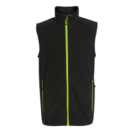 TRF695-W0B-70 Regatta Professional TRF695 Black/Lime Bodywarmer, L