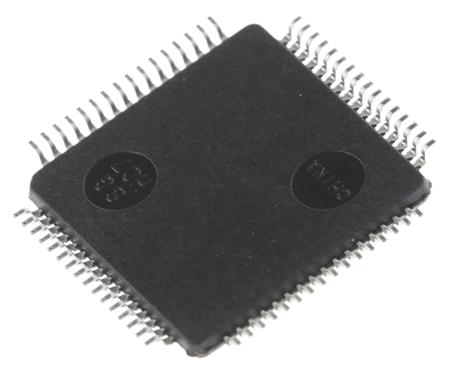 PIC18F67J50-I-PT Microchip PIC18F67J50-I/PT, 8bit PIC Microcontroller, 48MHz, 128 kB Flash, 64-Pin TQFP