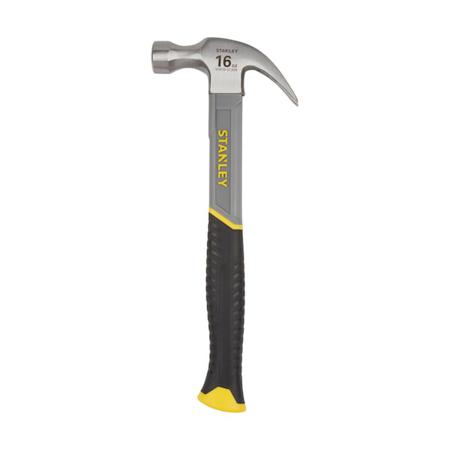 STHT0-51309 Stanley Carbon Steel Claw Hammer with Fibreglass Handle, 450g