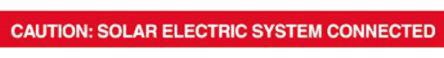 SOL-SEC-305254-4-0-1 Electrical Safety Sign with English Text Hazard Warning Label