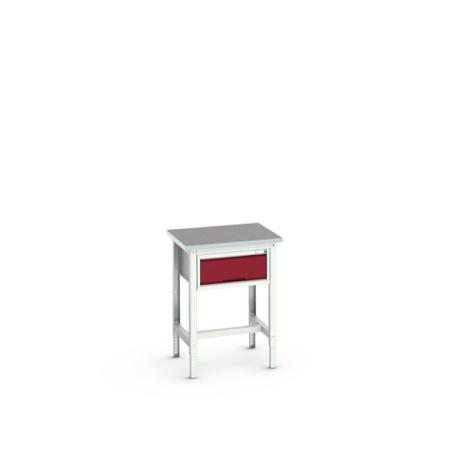 16921601-24 Bott Steel Workbench, 200kg Max Load, Adjustable Height, 930mm x 600mm x 700mm