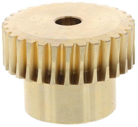 521-6856 RS Pro Bronze 30 Teeth Worm Wheel Gear, 24.04mm PitchDiam. , 18mm Hub Diam. , 18mm Face Width