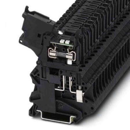 3248005 Phoenix Contact  UT Series Black, Single-Level, Fused