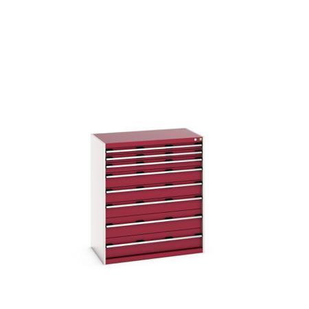 40021039-24V Bott 8 Cabinet, Steel, 1200mm x 650mm x 1050mm, Red