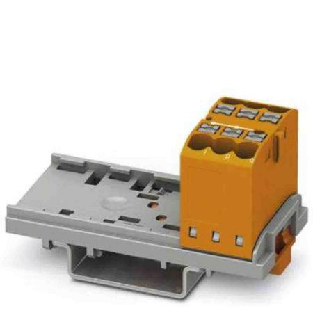 3273018 Phoenix Contact Distribution Block, 6 Way, 4mm², 24A, 690 V, Orange