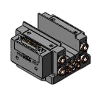 SS5Y3-10F1-03B-C4-NA SMC SY3000 series 3 station One-Touch Fitting 4 mm Manifold Base for use with Valve,