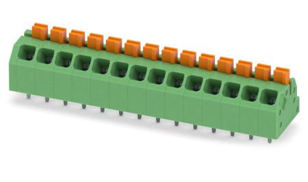 1862246 Phoenix Contact SPTAF 1/14-3.5-EL Series PCB Terminal Block, 14-Contact, 3.5mm Pitch, Through Hole Mount, 2-Row