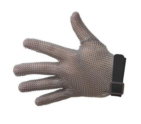 0GCM-132000-000-00 Manulatex GCM Black Stainless Steel Abrasion Resistant, Cut Resistant Work Gloves, Size 4