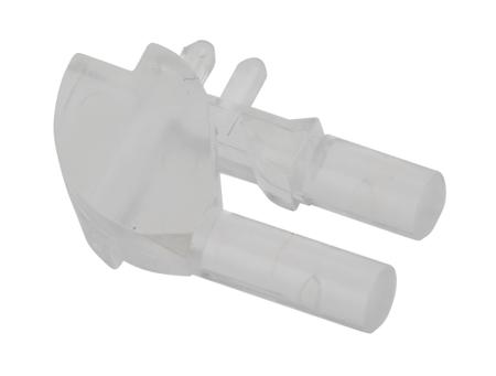 515-1094F  Dialight, PCB Mounted 2-Way Right Angle LED Light Pipe, Bi-Level-Row Clear Round Lens