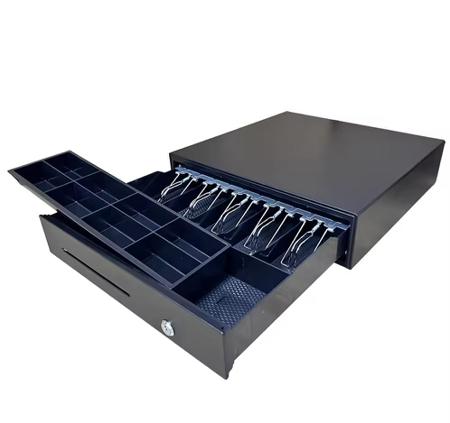 AC-CD-FUL-415-B Black Cash Box, 100 mm x 415mm x 415 mm