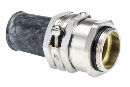 52105730 Lapp 5210 Series Metal Brass Cable Gland, PG36 Thread, 26mm min., 28mm max., IP65