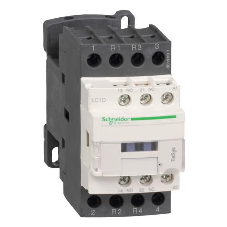 LC1D0986BDS207 Schneider Electric TeSys Deca LC1D Contactor, 24 VDC Coil, 4-Pole, 20 A, 2 NO + 2 NC, 690 V ac