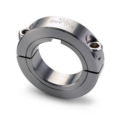 MSPK-12-SS Ruland Collar, One Piece, Clamp Screw, Bore 12mm, OD 28mm, W 11mm, Stainless Steel