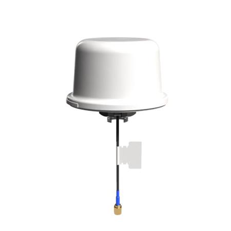 XAHP-60-W-301111 Taoglas XAHP.60.W.301111 Round Multi-Band Antenna with SMA Connector, GPS