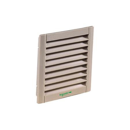 NSY17996 Schneider Electric Grey ABS Grille, Square Face Slat, 150 x 150 x 31mm