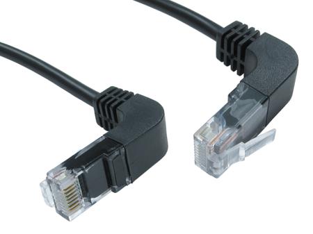 266-2673 RS PRO, 1m Cat5e, Black RJ45 to Male RJ45 Male, UTPShielded, Terminated PVC Sheath