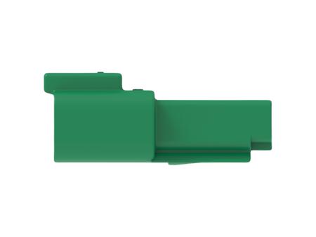 DT04-2P-TE03 TE Connectivity, DT04-2P Automotive Connector Plug Green Cable 2 Way, Cable Termination