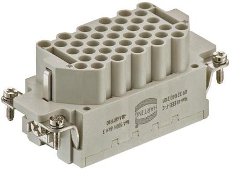 09320403101 HARTING Heavy Duty Power Connector Insert, 16A, Female, Han EEE Series, 41 Contacts