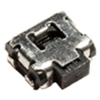 PTS840GKSMTRLFS IP40 Silver Rectangular Button Tactile Switch, SPST 50 mA Surface Mount