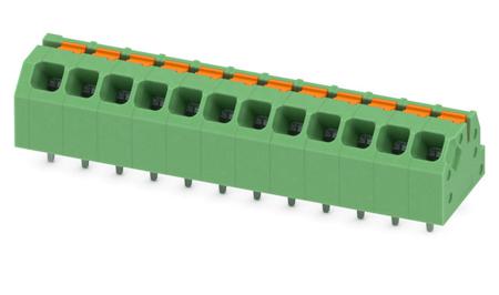 1862039 Phoenix Contact SPTAF 1/12-3.5-IL Series PCB Terminal Block, 12-Contact, 3.5mm Pitch, Through Hole Mount, 1-Row, Screw