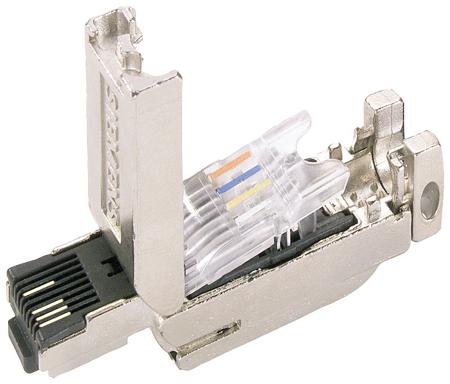 6GK1901-1BB10-2AB0 Siemens FastConnect Series Female Ethernet Connector, Cable Mount, Cat5 Straight