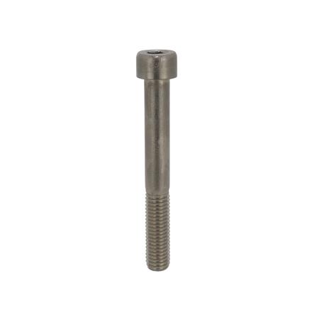 606-470 RS PRO Black Stainless Steel Hex Screw, DIN 912, M6 x 90mm