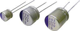 20SEQP100M Panasonic 100μF Through Hole Polymer Capacitor, 20V dc