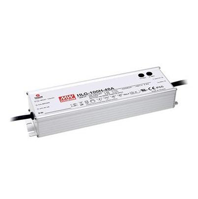 HLG-100H-36A MEAN WELL LED Driver, 36V Output, 100W Output, 2.65A Output, Constant Current / Constant Voltage Dimmable