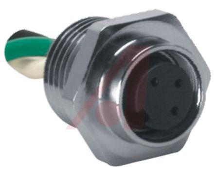 BKF-34-0-5-14-5-NPT Turck BKF Series, 3 Pole Panel Mount Connector Plug, IP67, Female Contacts, Threaded Mating
