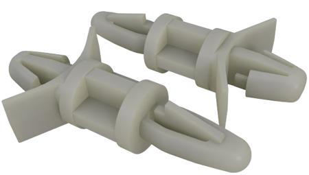 303-745 RS PRO Nylon 66 Snap-In Spacer for 4mm PCB Hole