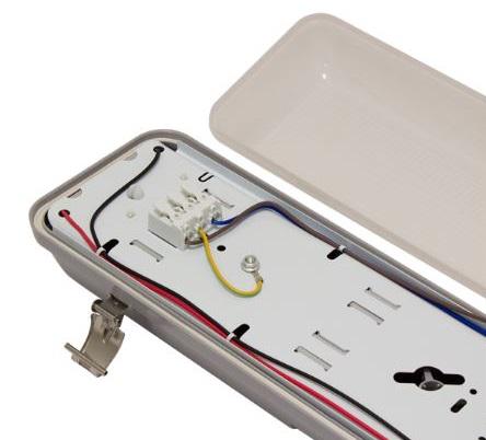 ORRV-B5S35-4K-EM PowerLED 35 W LED Batten Light, 240 V ac LED Batten, 1.567 m Long, IP65