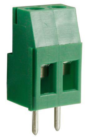 144-4042 RS Pro 5.08mm Pitch Straight PCB Terminal Block, Clamp Terminal Block, PCB Mount, 3 Way