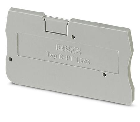 3208142 Phoenix Contact D-PT 1.5/S Series End Cover for Use with DIN Rail Terminal Blocks