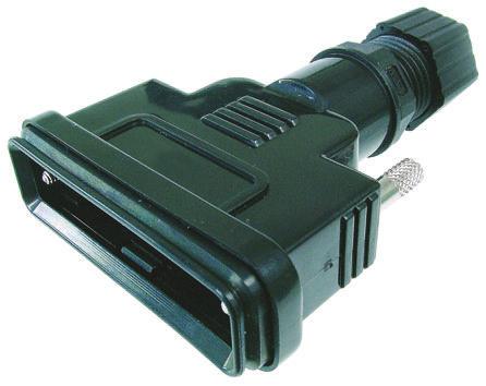 A-HOOD-09/15 ASSMANN WSW PBT D Sub Backshell, 9 Way