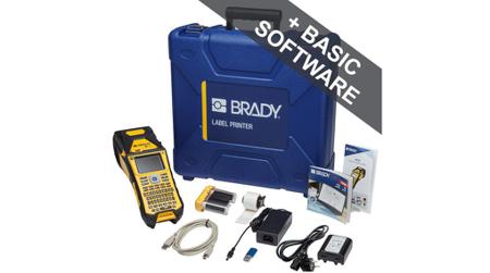 M610-QWERTZ-BT Brady Label Printer Handheld Label Printer Kit, 50.8mm Max Label Width, Euro Plug