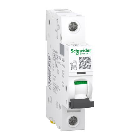 A9F55101 Acti 9 iC60H MCB Mini Circuit Breaker 1P, 1 A, 10 KA, Curve D