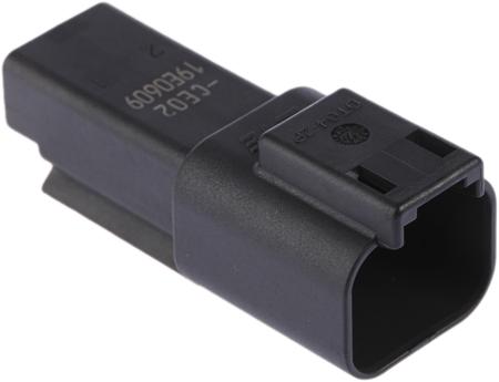 DT04-2P-CE02 Deutsch, DT Automotive Connector Socket 2 Way, Crimp Termination