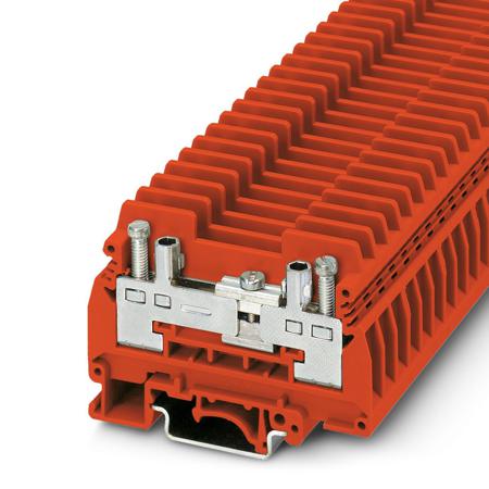 3057351 Phoenix Contact URTK/S-IB RD Series Red Disconnect Terminal Block, 6mm², 1-Level, Screw Termination