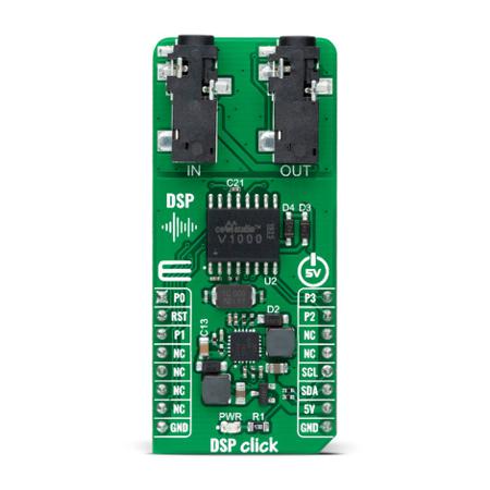 MIKROE-4431 MikroElektronika  DSP Click Sensor Add-On Board Signal Conversion Development Tool