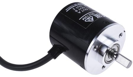 E6B2-CWZ6C-1000P-R-2M Omron E6B2 Series Incremental Encoder, 1000 ppr, NPN Open Collector Signal, Solid Type, 6mm Shaft