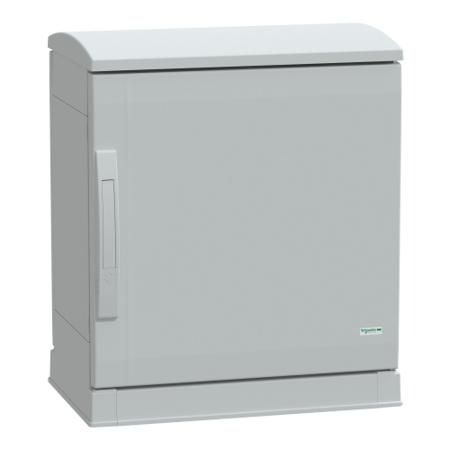 NSYPLAZT553G Schneider Electric Thalassa Series Fibreglass Reinforced Polyester Single-Door-Door Floor Standing Enclosure, Opaque