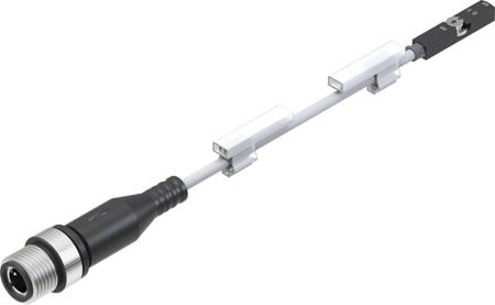 SMT-8M-A-PS-24V-E-0-3-M12 Festo NO Magneto Resistive Pneumatic Position Detector, IP65, IP68, IP69K