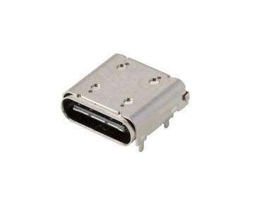 10137062-00021LF Amphenol Communications Solutions Right Angle, SMT, Socket- Single Port Type C 3.1 USB Connector