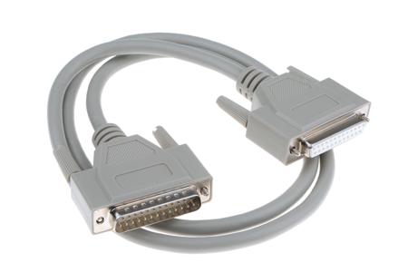 1656291 Phoenix Contact Male 25 Pin D-sub to Female 25 Pin D-sub Serial Cable, 1m PVC, VS-25-DSUB-20-LI-1.0 Series