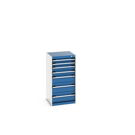 40010051.11V Bott 7 Cabinet, Steel, 1000mm x 525mm x 525mm, Blue, Light Grey