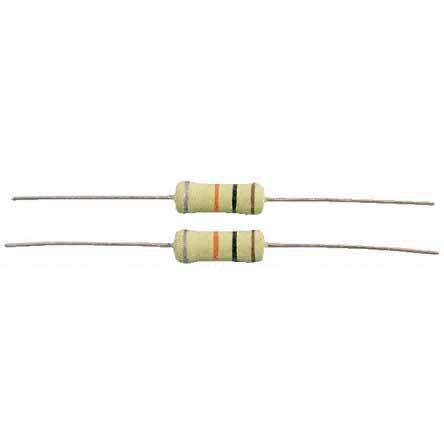 CCR110RKB TE Connectivity CCR Series Axial Fixed Resistor 10Ω ±10% 1W -900 → ±300ppm/°C