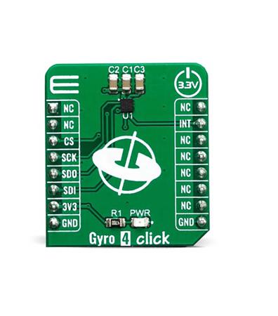 MIKROE-3661 MikroElektronika Gyro 4 Click Development Kit for L20G20IS L20G20IS